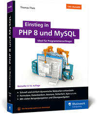 Cover: Thomas Theis Einstieg in PHP 8 und MySQL